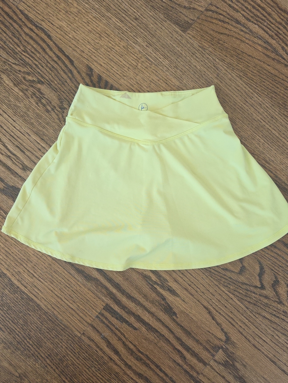 Reflex Light Yellow Skater Athletic Skirt